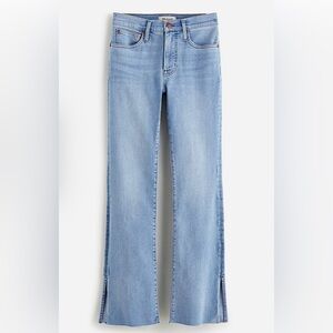 Madewell Kick Out Full-Length Jeans in Condale Wash: Raw Hem Edition